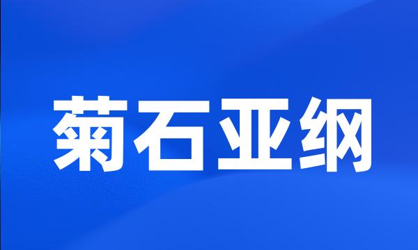 菊石亚纲