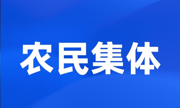 农民集体