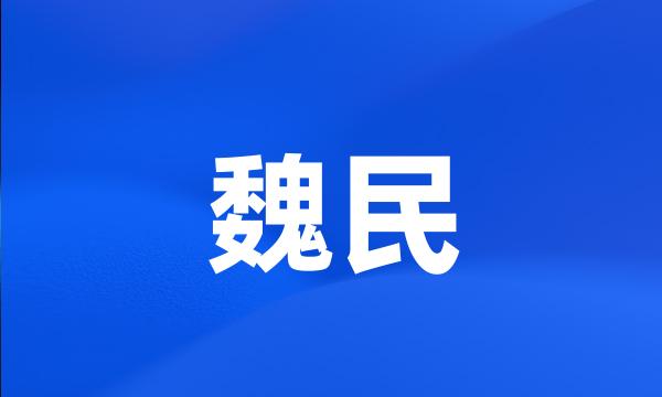 魏民