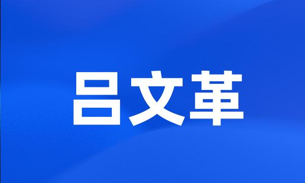 吕文革