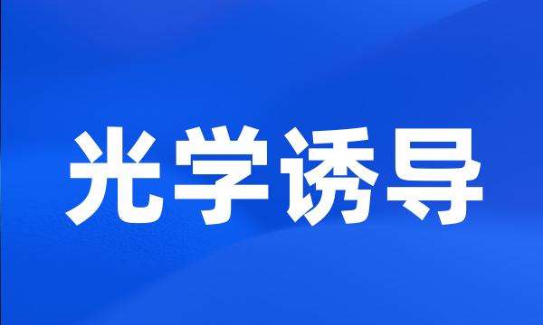 光学诱导