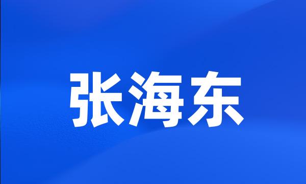 张海东