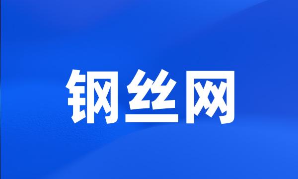 钢丝网