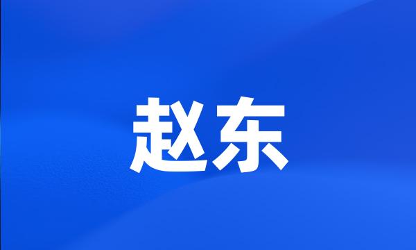 赵东