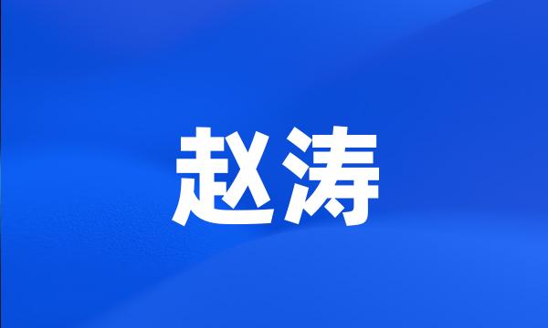 赵涛