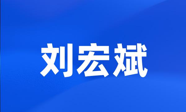 刘宏斌