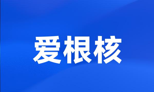 爱根核