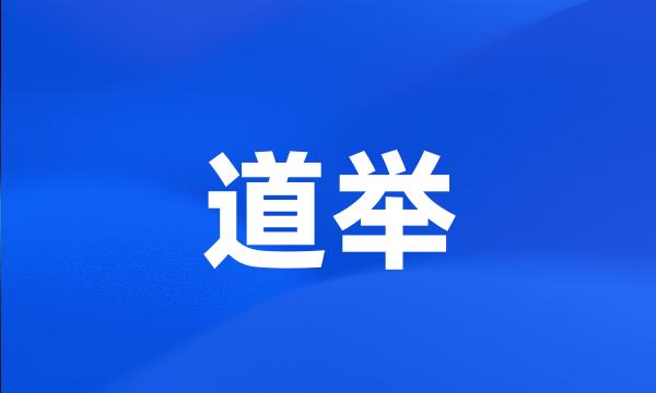 道举