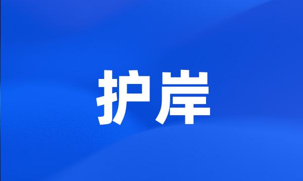 护岸