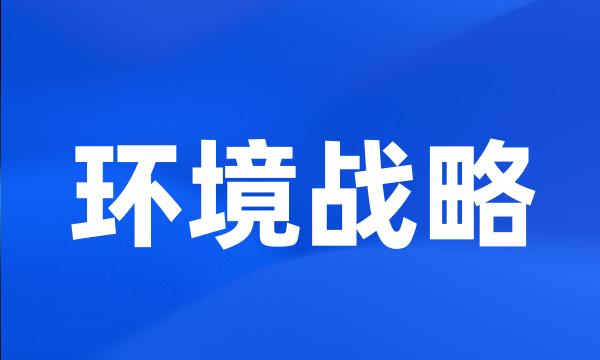 环境战略