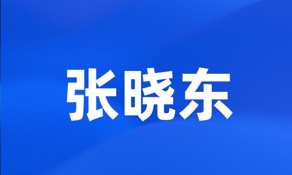 张晓东