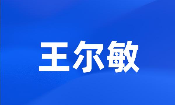 王尔敏