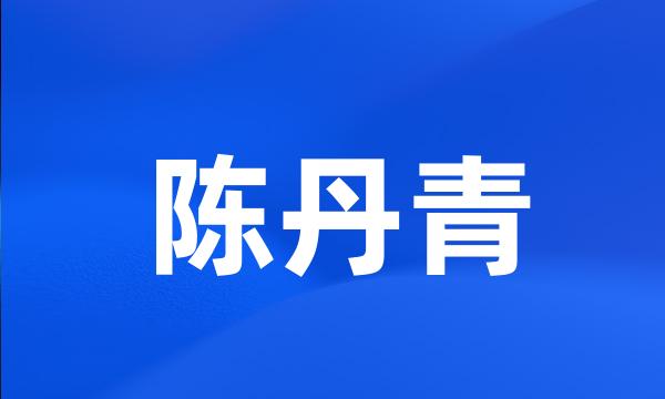 陈丹青