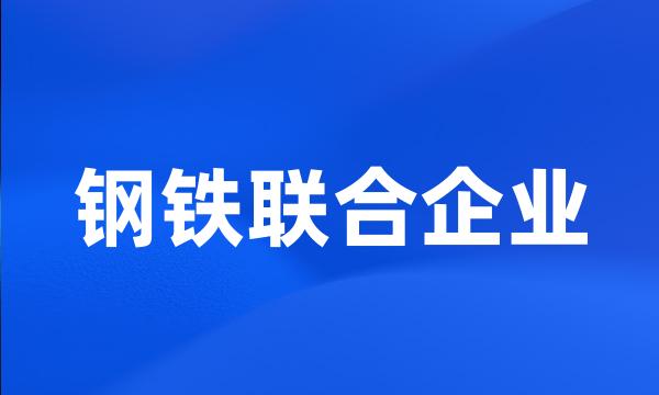 钢铁联合企业