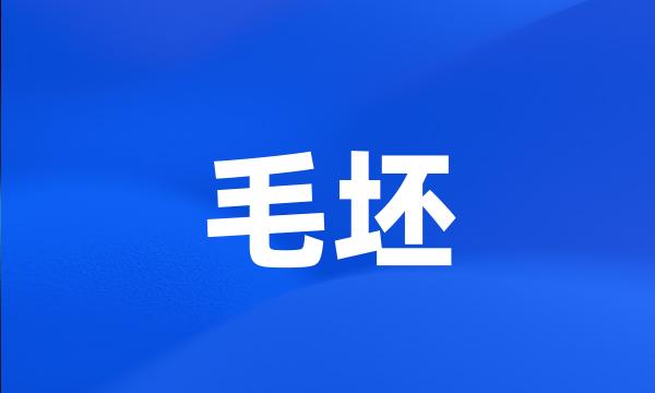 毛坯