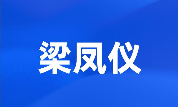 梁凤仪