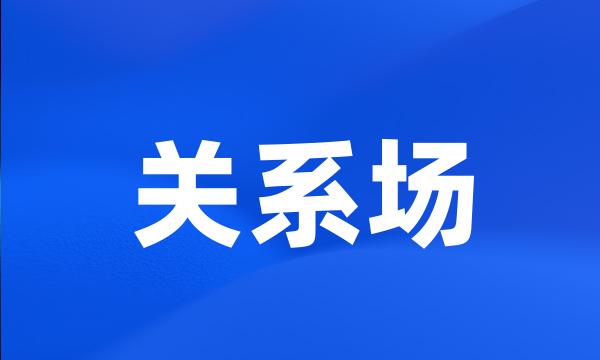 关系场