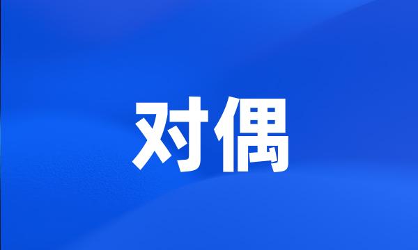 对偶