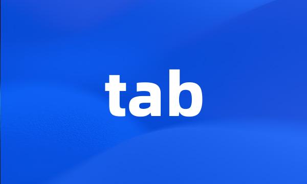 tab