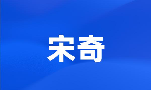 宋奇