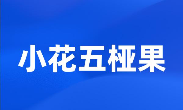 小花五桠果