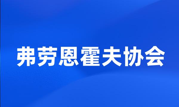 弗劳恩霍夫协会