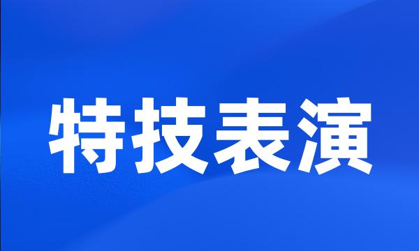 特技表演