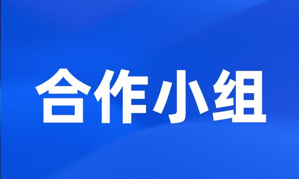 合作小组