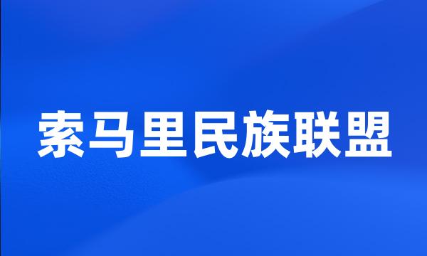 索马里民族联盟