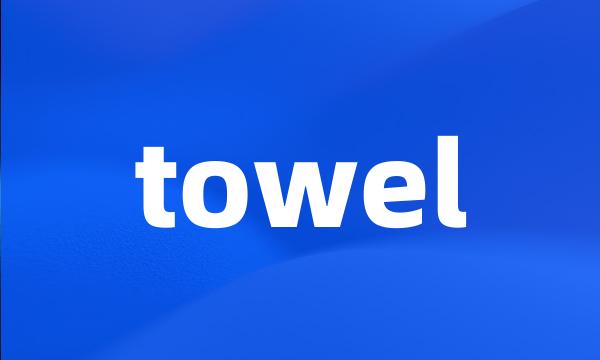 towel