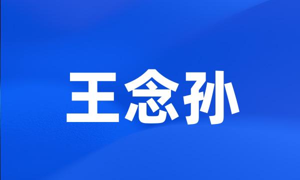 王念孙