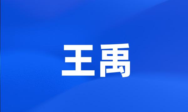 王禹