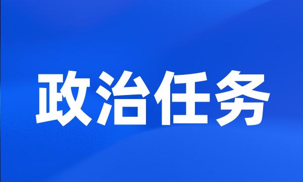 政治任务