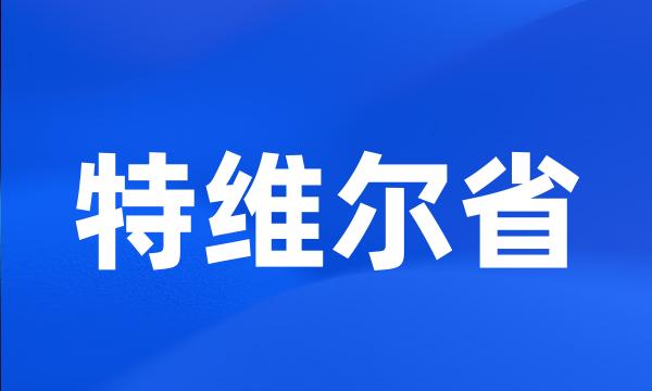 特维尔省