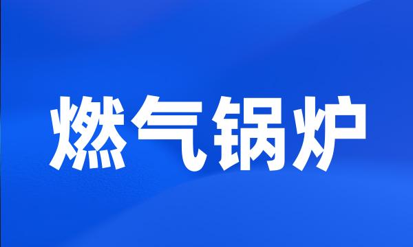 燃气锅炉