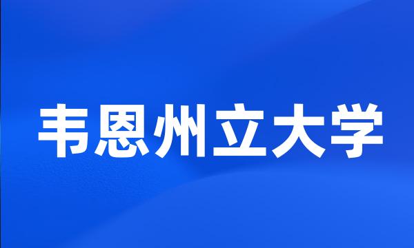 韦恩州立大学