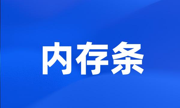 内存条