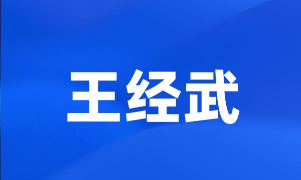 王经武