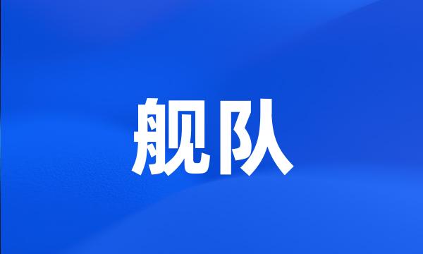 舰队