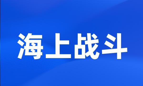 海上战斗