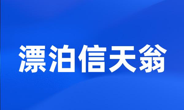 漂泊信天翁