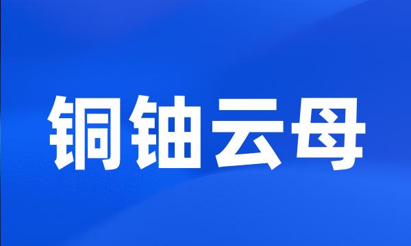 铜铀云母