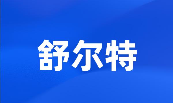 舒尔特