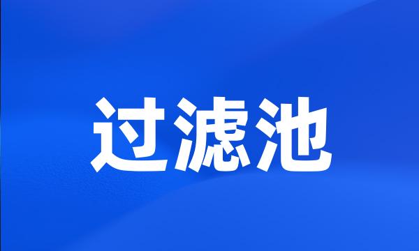 过滤池