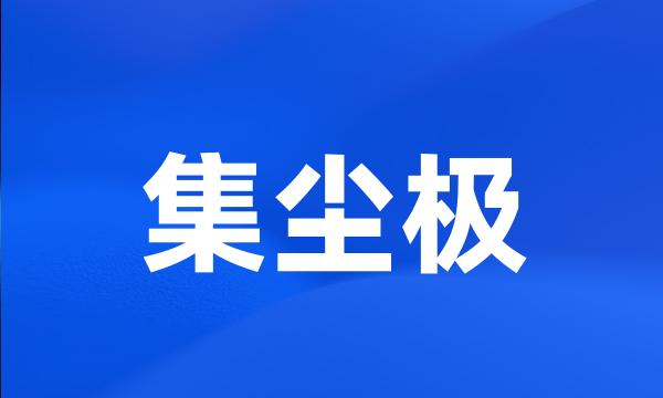 集尘极