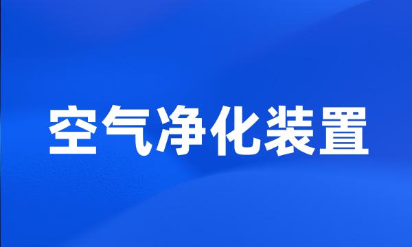 空气净化装置