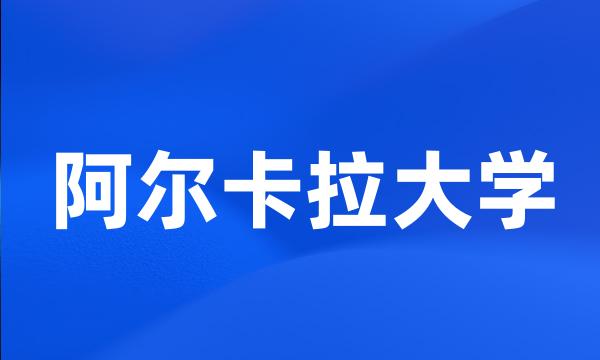 阿尔卡拉大学