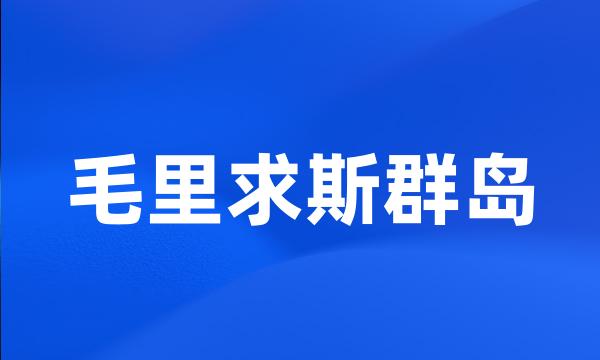 毛里求斯群岛