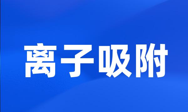 离子吸附