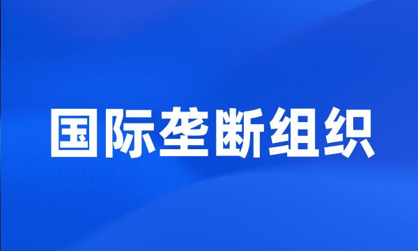 国际垄断组织